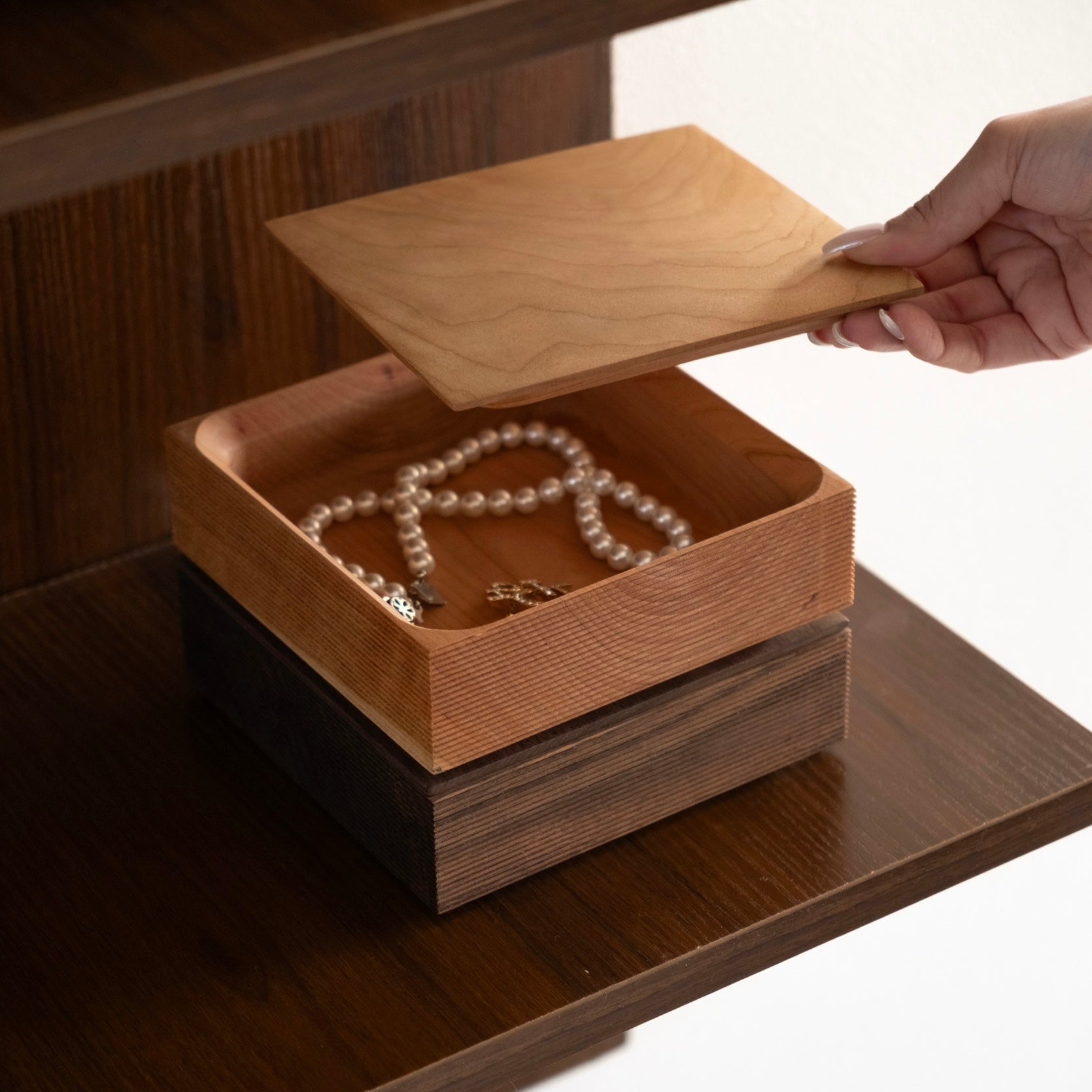 レイヤーウッド ストレージボックス