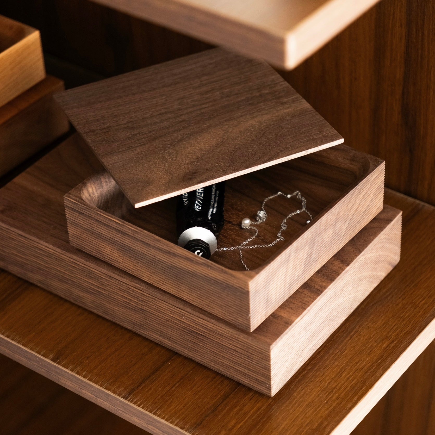 レイヤーウッド ストレージボックス