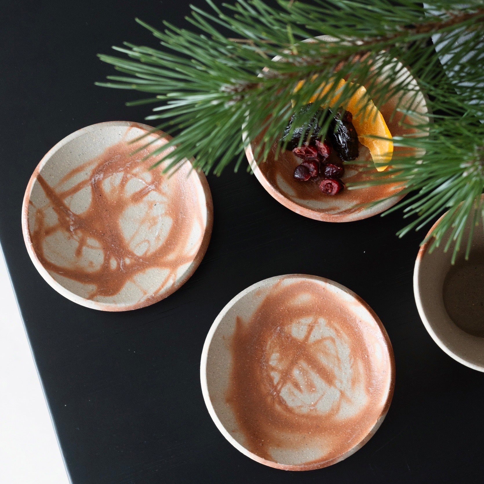 ヒダスキミニプレート [備前焼]