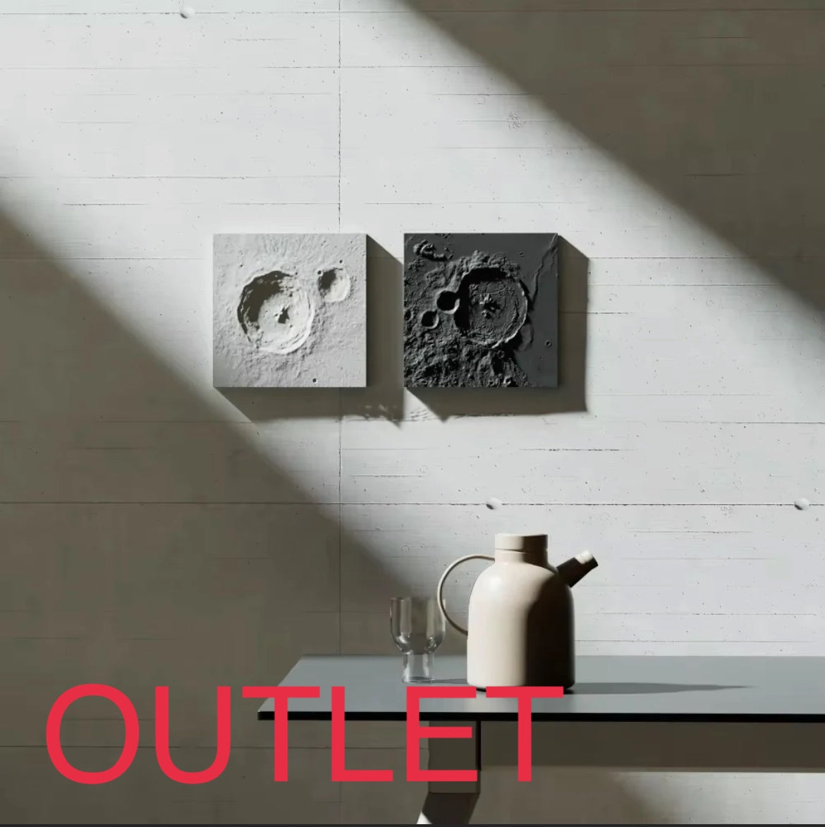 【アウトレット10％OFF】べトン レリーフテクスチャ アートパネル
