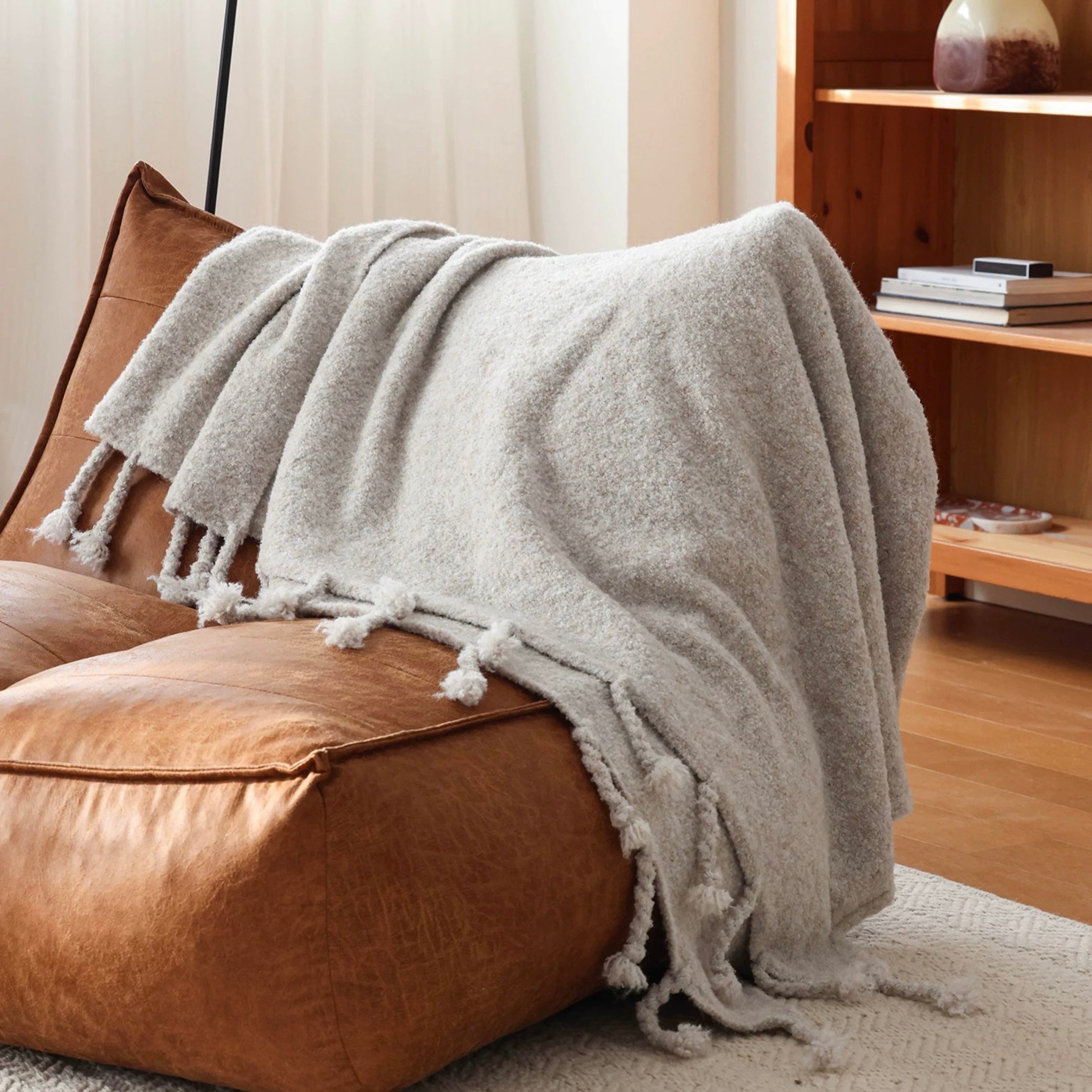 ナチュラルボアブランケット