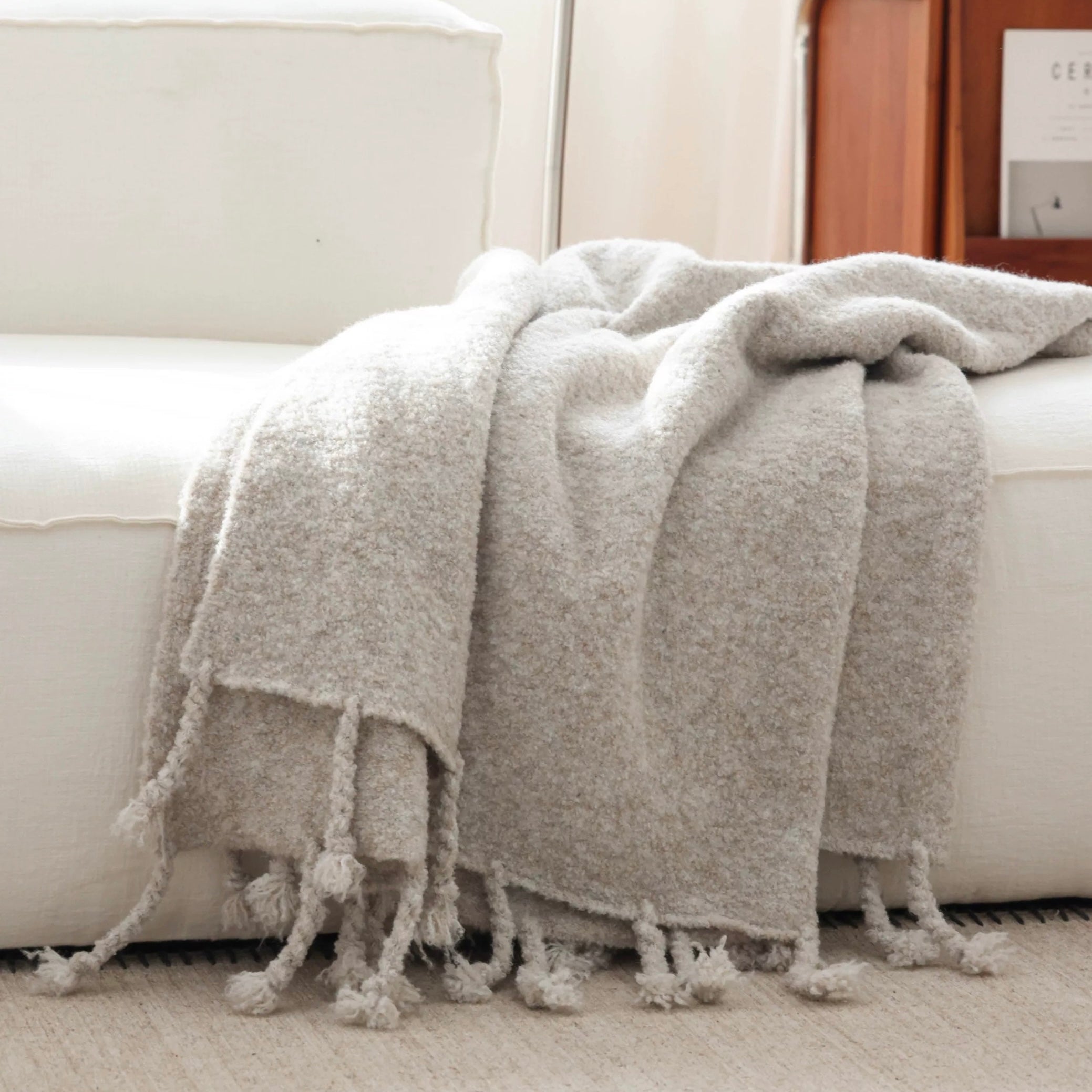 ナチュラルボアブランケット