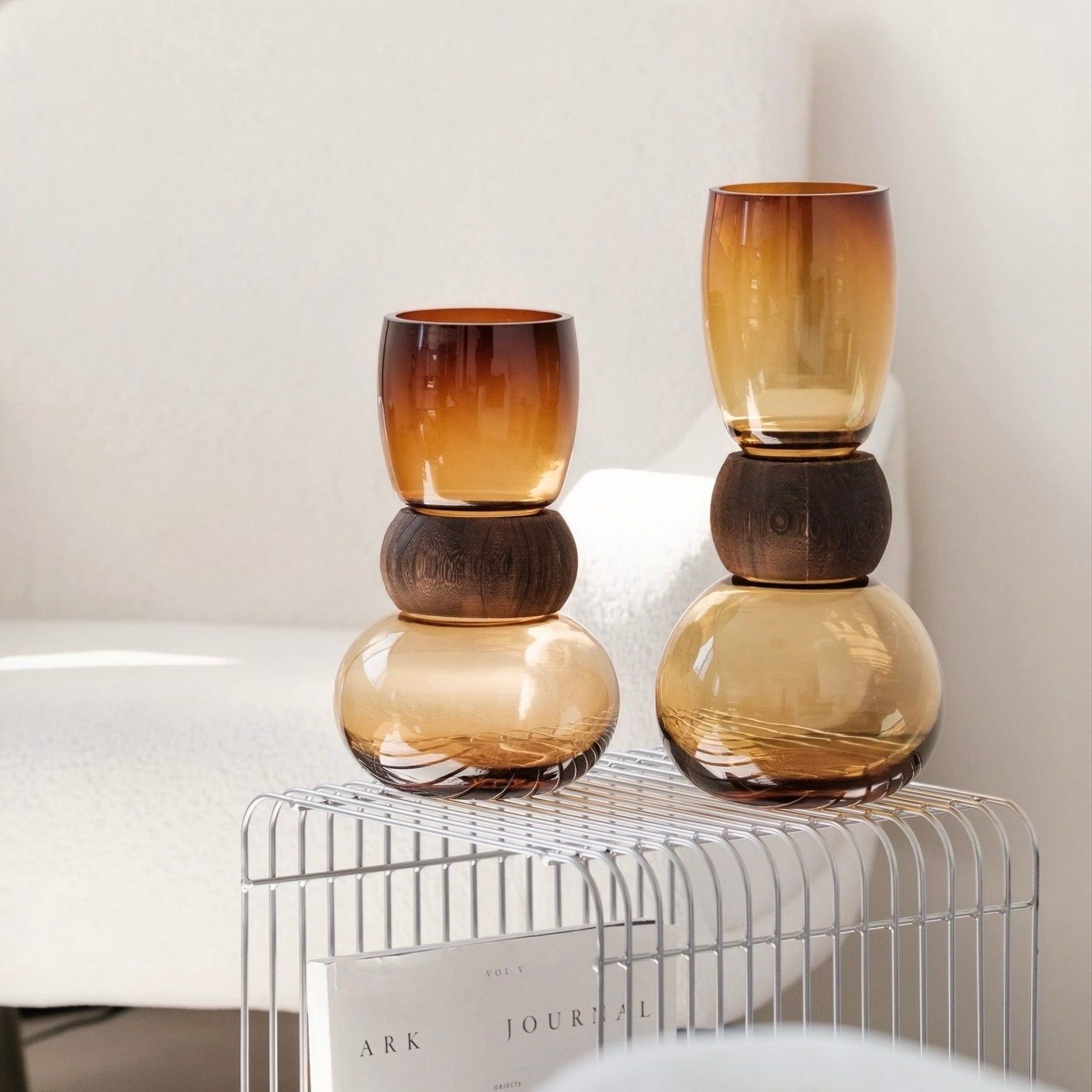 スタックガラスベース