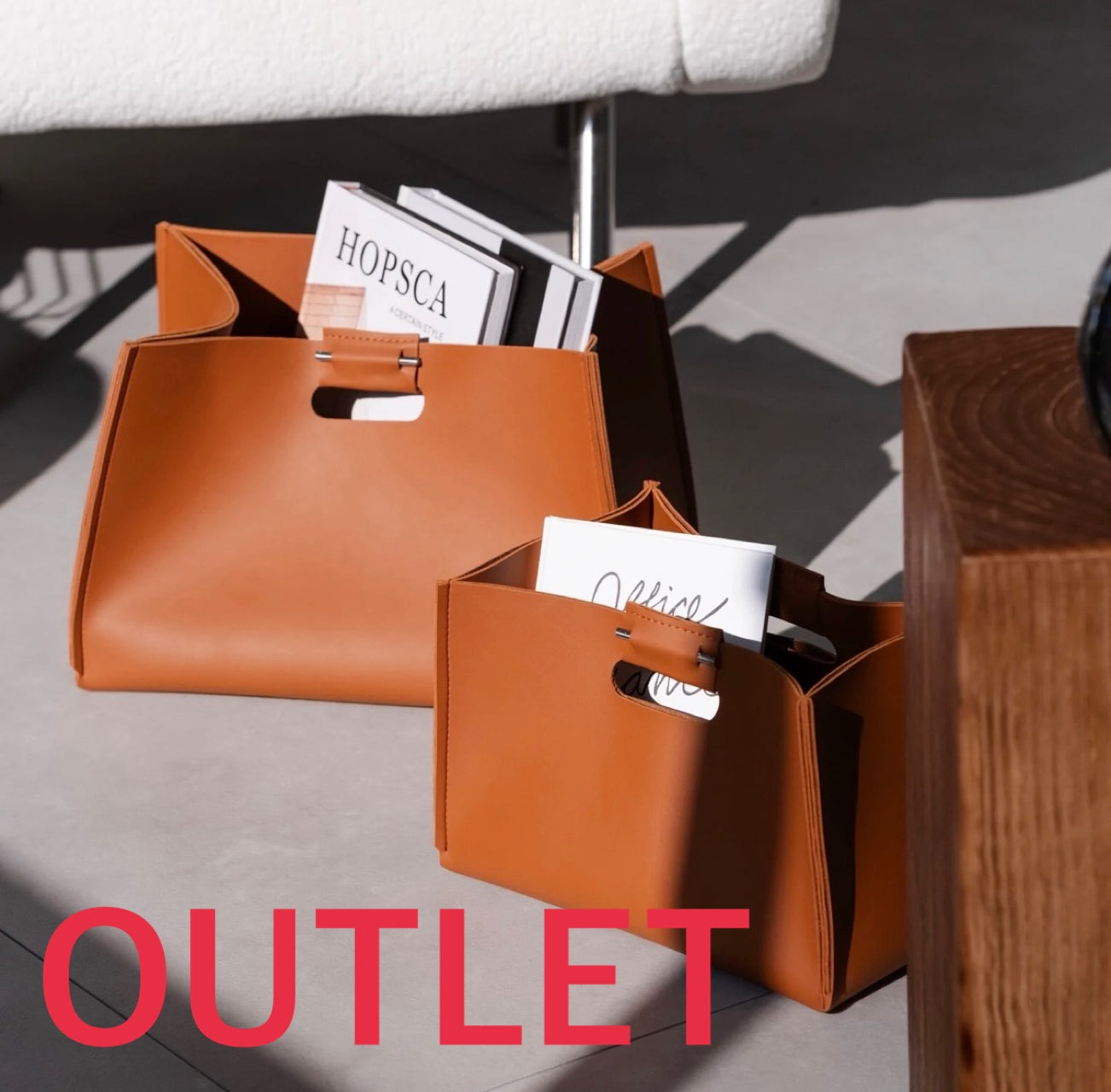 【アウトレット10％OFF】グレースレザーバスケット