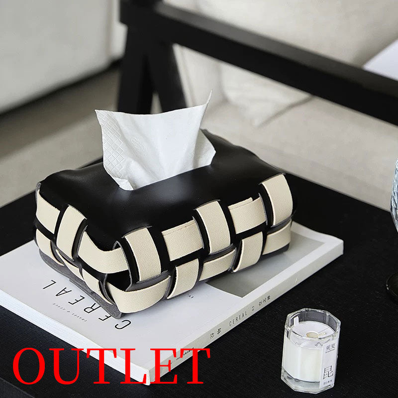 【アウトレット10％OFF】レザーブレイド　ティッシュケース